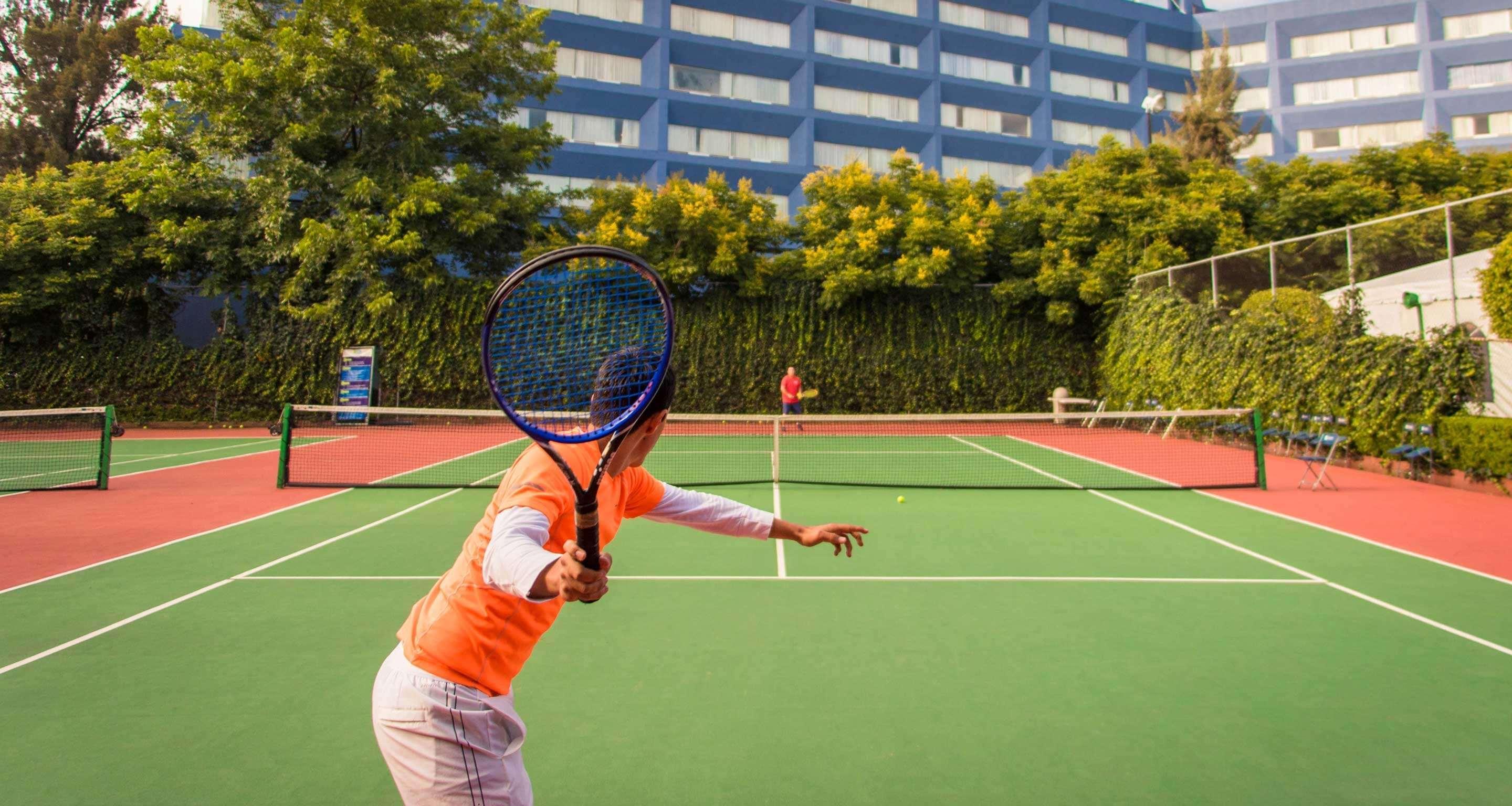 Grand Cantalagua Hotel Morelia, BW Signature Collection Exteriör bild Tennis